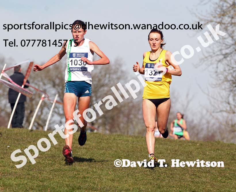 Louise Daman (Hampshire) 1030 and Lily Partridge lead the Senior Womens Inter Counties Championships,  Cofton Park, Birmingham. Photo: David T. Hewitson/Sports for All Pics